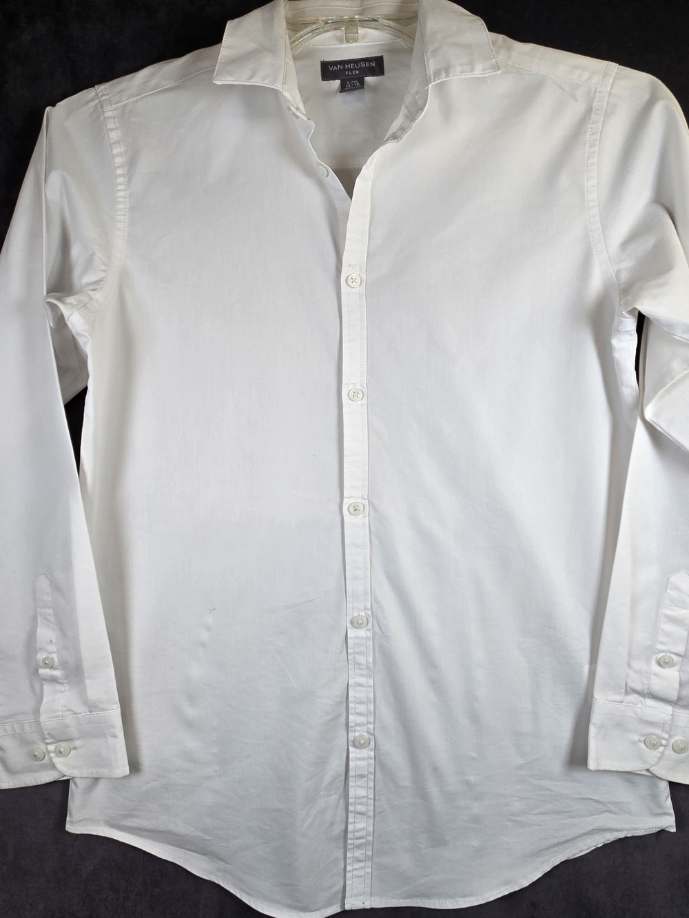 Van Heusen White Button-Down Dress Shirt for Boys